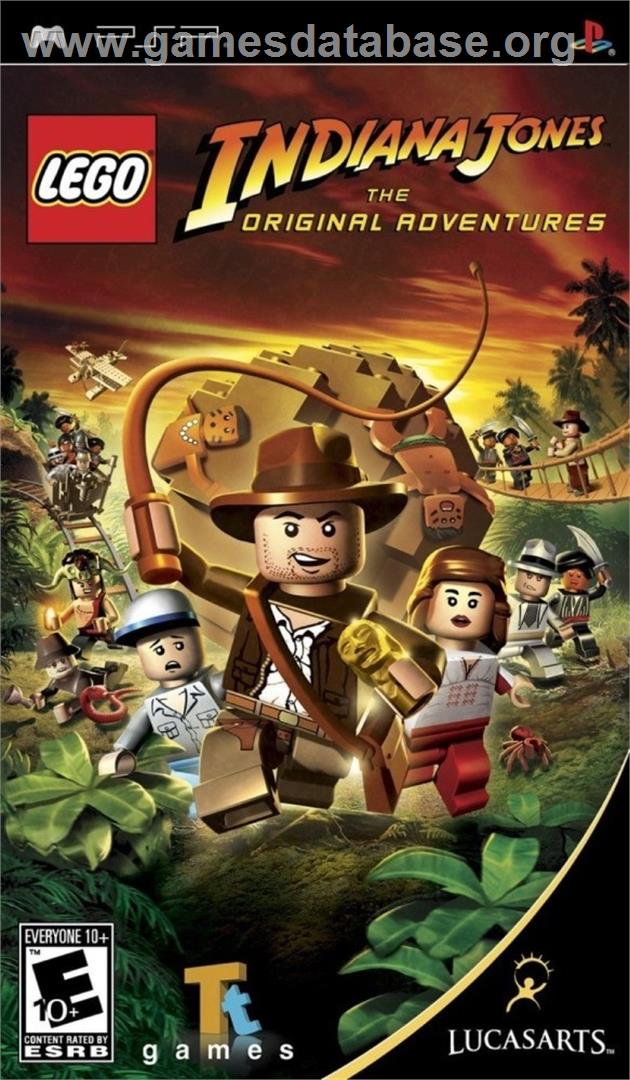 Lego Indiana Jones - La Trilogie Originale - Sony PSP - Artwork - Box